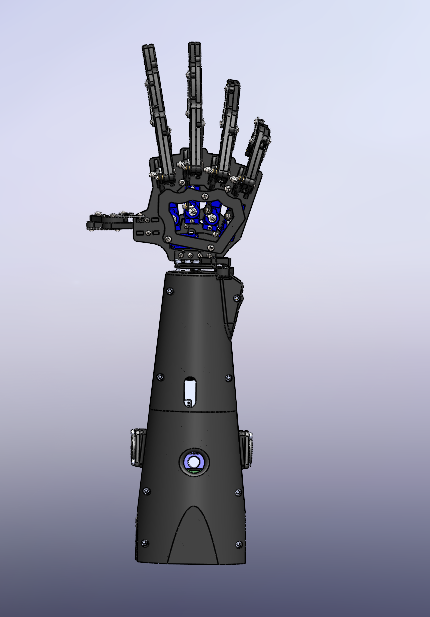 基于ESP32的上肢假肢手（6 自由度机械手臂）3D图纸 Solidworks设计 附STEP